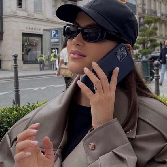 NEW PRADA PR20WS 1AB5S0 SUNGLASSES PRADA PR 20WS BLACK EYEWEAR PRADA SPR 20W - Picture 6 of 14